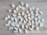 Ленивые вареники со шкварками и брынзой